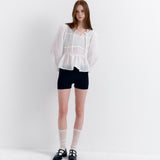 Puff Sleeve Blouse White