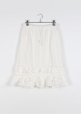 FRILL MIDI SKIRT
