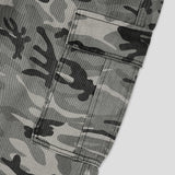 DN camo color combination denim pants (1C)