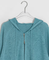 Rimoha Summer Hood Knit Zip-Up