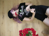 [MADE] ローズロゴクロップドTシャツブラック