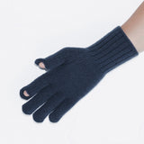 Cashmere Blend Touch Gloves_Indigo Blue