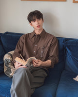 Konen Cotton Basic Long Sleeve Shirt