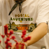 DAKYAM 2025S/S Postal Journey Printing T-shirt