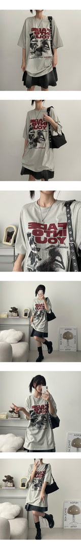 Rusher Pigment Oversized Fit Short Sleeve Tee