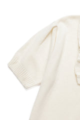 Vanilla frill knit_ivory