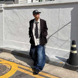 Real Big Balloon Snap Denim Pants