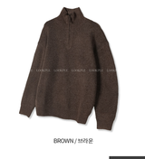  Logane Drake Cash-Like Half Zip-Up Knit
