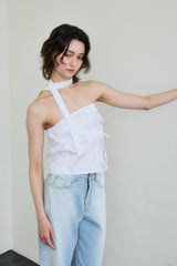 ELFIN SCARF TOP / WHITE