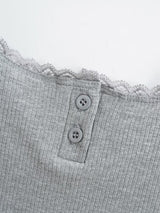 Mellow Button Point Sleeveless