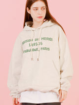 UNISEX Bendable セミオーバーサイズフィットパーカー オートミール (FCF1TS321M)
