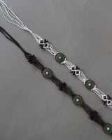 Ethnic bohemian hippie strap belt