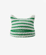 Cat Ear Little Devil Stripe Beanie