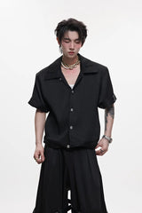 Textured Short Sleeve Shirt
