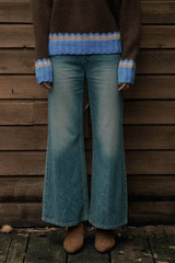 Twilight Bootcut Pants [Blue]