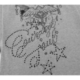 ネリナ ウィング プリント スリム Tシャツ