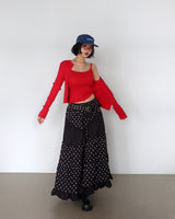 Dot Dot Dot Cancan Long Skirt