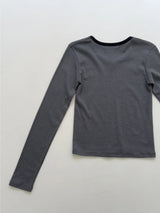 Old Stripe V-Neck Long Sleeve T-Shirt