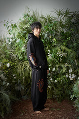 ペイズリーEMB. H-T スウェットパンツ (Black)