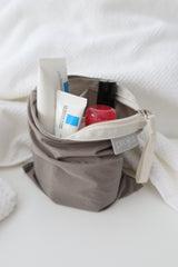 flat pouch (cream grey)