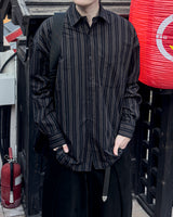 Linear Stripe Over Shirt