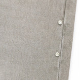 Grain Stud Washed Wide Denim Pants