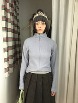 Essential Knit Half-Neck Zip-Up (3color)