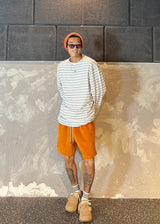 スティーブダンガラボートネックTシャツ 4COLOR