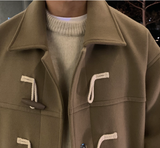  Liu Wool Overfit Duffel Coat