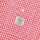PARAGRAPH CHECK WORK SHIRT - RED