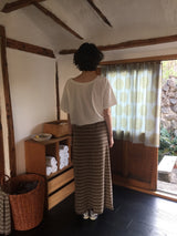 【即日発送】YWD STRIPED SKIRT
