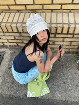 エコ ノーモアバッグ(lime_pink_blue_grey_navy)