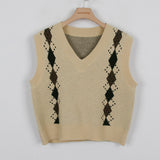 Planning V-Neck Argyle - vt