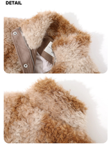 Urban Safari Quilting Wool High Neck Zip-Up