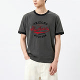 エッセンシャルスタンダード半袖リンガーTシャツアリゾナ チャコール