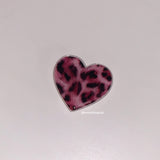 leopard fur heart tok (3 color)