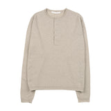 プレミアムヘンリーネック L/s ニット [5color]