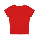 FY LEOPARD TEE (RED) F25QB100