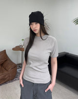 Sedon slim ribbed t-shirt