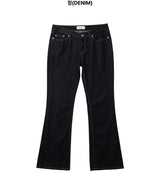 Amin Lyocell Low-Rise Bootcut Denim