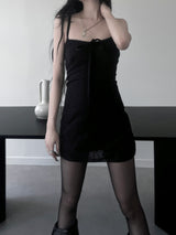 black square mini one-piece