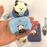 シーオッター Chanibear エアポッズケース (ブルー)