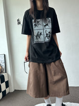 Jien Side Snap Cotton Bermuda Shorts 5color