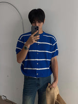 ASCLO Border Summer Short Sleeve Cardigan (5color)