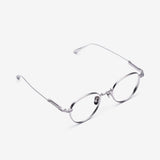 Knouun Round titanium glasses CODE. 102. C Sizzy silver