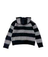 UNISEX ボーダーブークレフーディニット