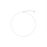 Silver 925 Modern Snake Line Necklace