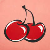 SIGNATURE BIG CHERRY CROP T-SHIRT - LIGHT ORANGE