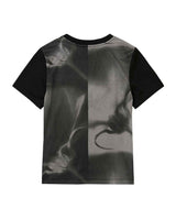 ブロックグラフィックSS Tシャツ_ ブラック
