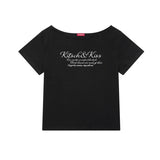 シークレットワンショルダーTシャツ (SSDKNK-109)